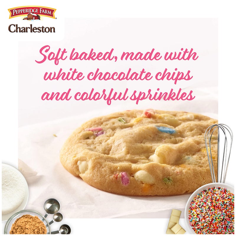 Pepperidge Farm Charleston Birthday Cake Cookies, 8 Soft Baked Cookies, 8.6 oz. Bag - Image 2